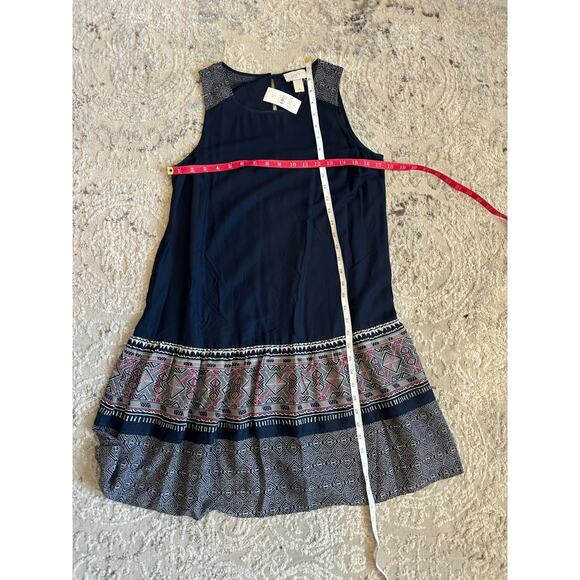 Loft Outlet NWT Navy Sleeveless Shift Dress Sz. Small - Picture 3 of 7